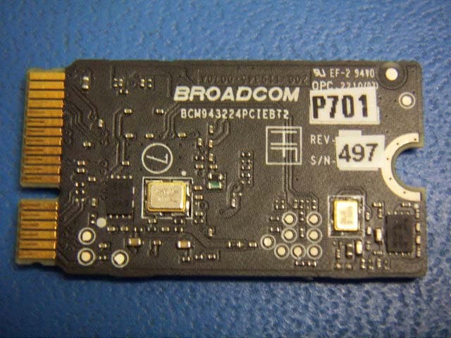 802.11 agn WLAN + BT PCI-E Minicard - FCC ID QDS-BRCM1052 - Broadcom Corporation