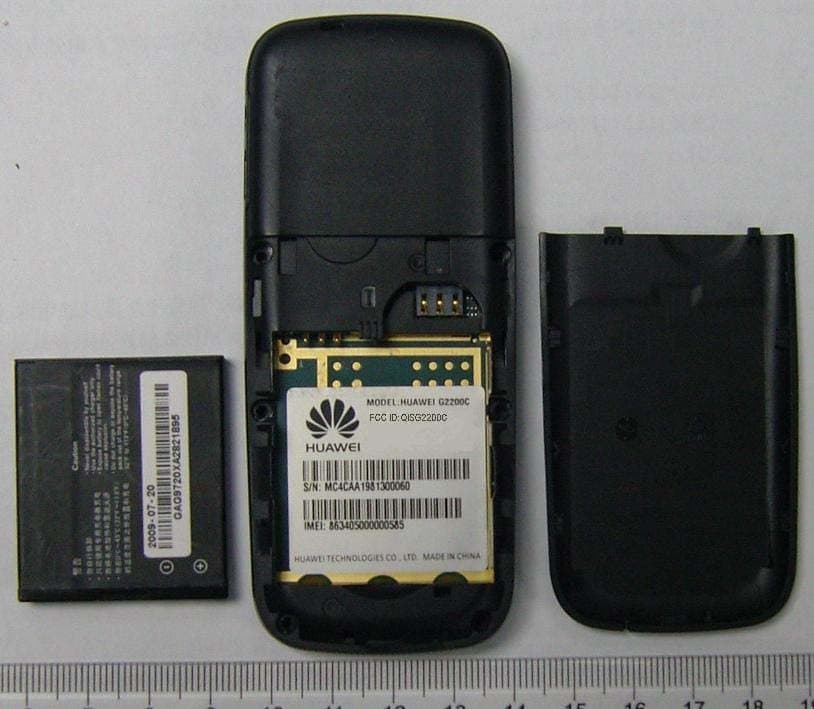 GSM Mobile Phone - FCC ID QISG2200C - Huawei Technologies Co.,Ltd