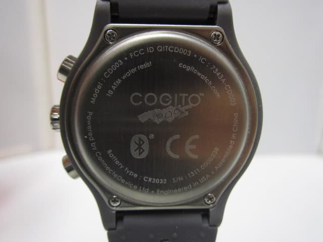 Bluetooth Low Energy Smart Watch - FCC ID QITCD003 - ConnecteDevice Limited