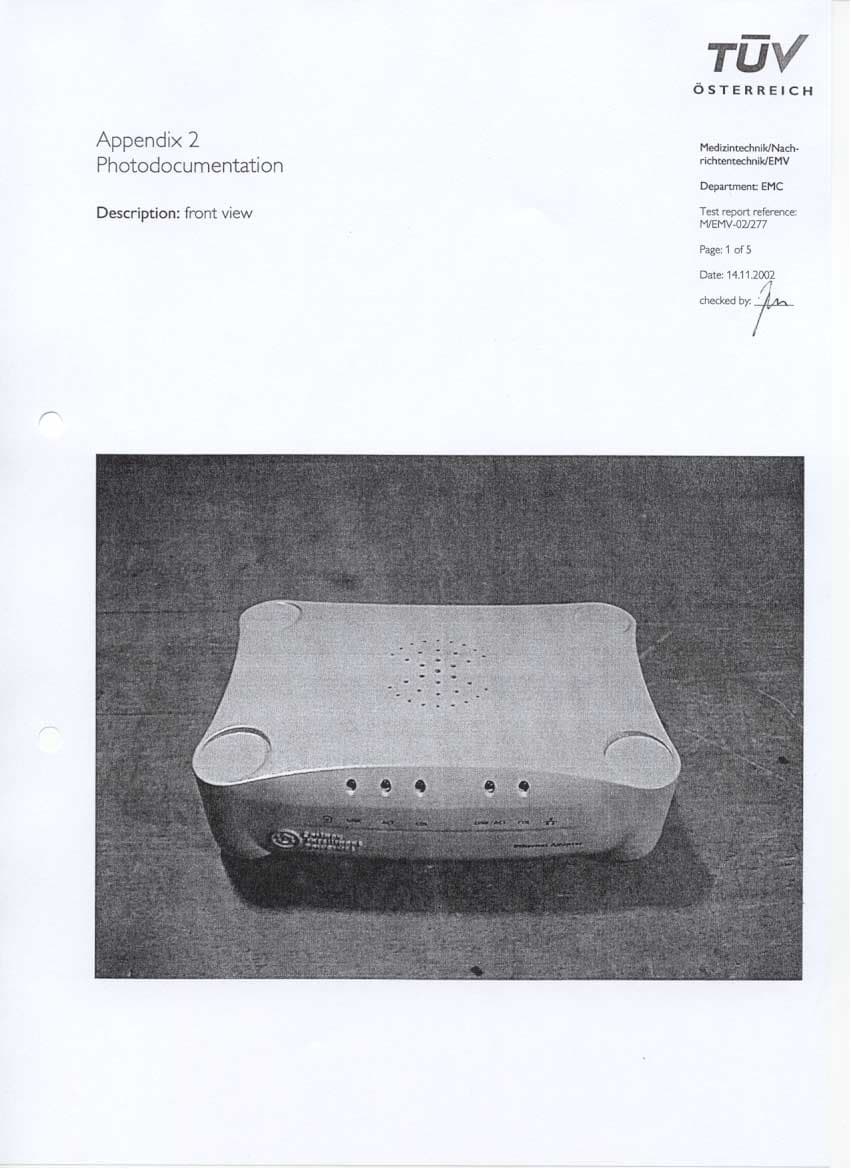 Powerline Telecommunication Modem for Ethernet-LAN - FCC ID QIUPOWERNET-ETH - Corinex Communication Corp.