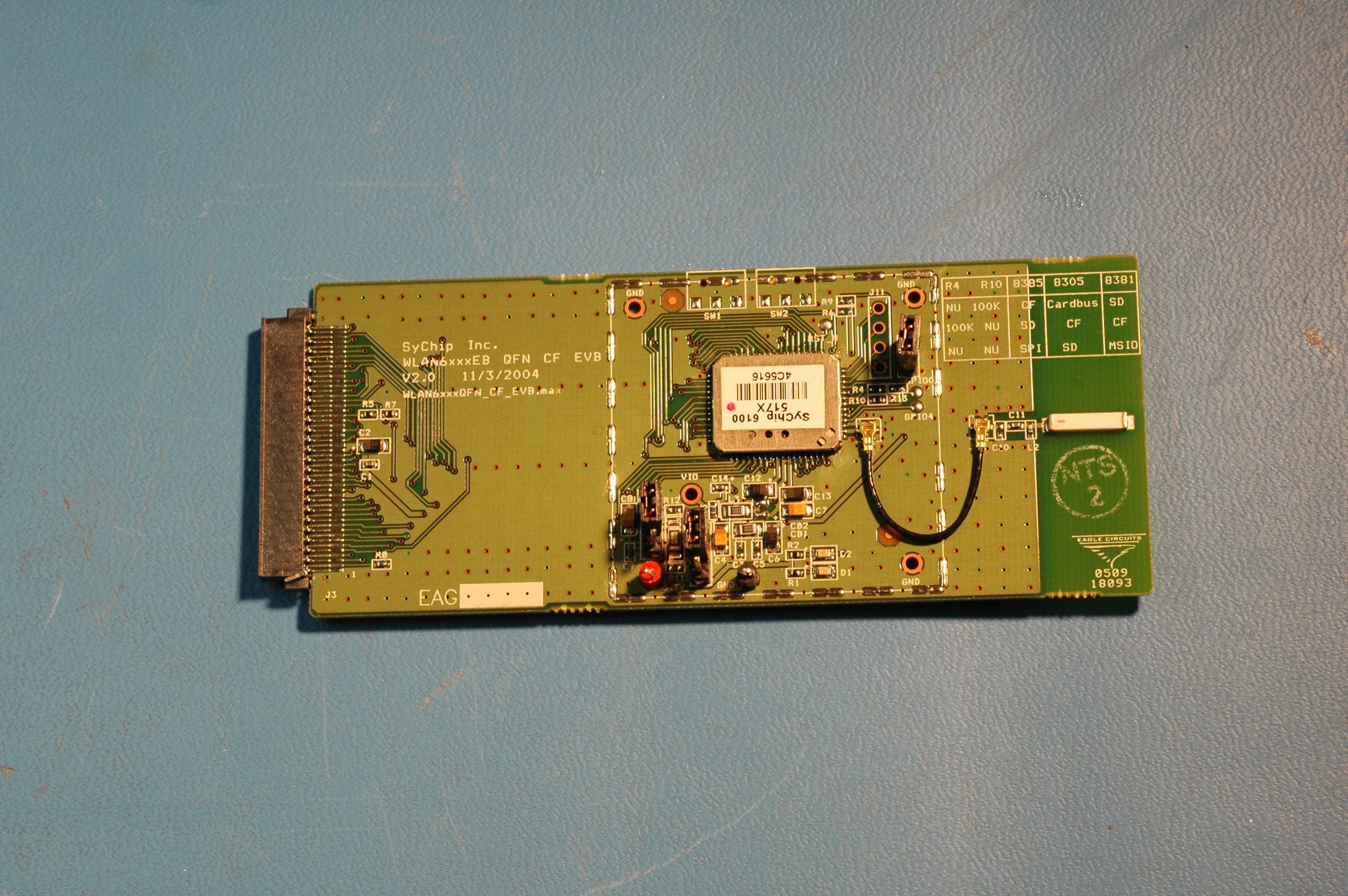802.11 b/g Transceiver - FCC ID QPU6100 - Murata Electronics North America
