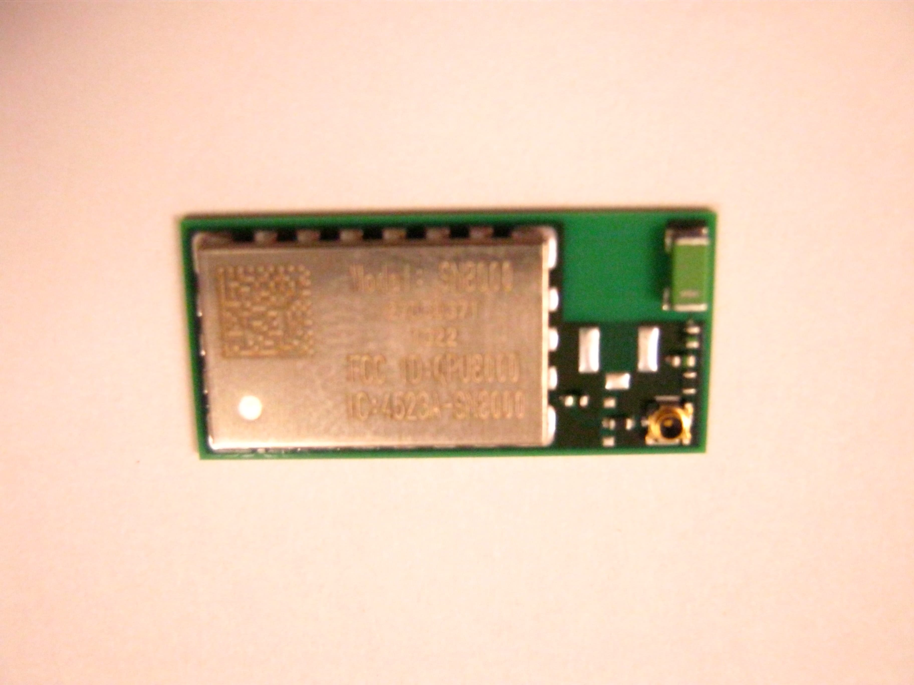 Wi-Fi Network Controller Module - FCC ID QPU8000 - Murata Electronics North America