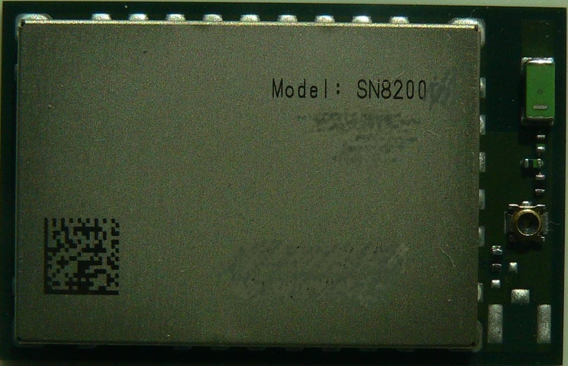 Wi-Fi Network Controller Module - FCC ID QPU8200 - Murata Electronics North America