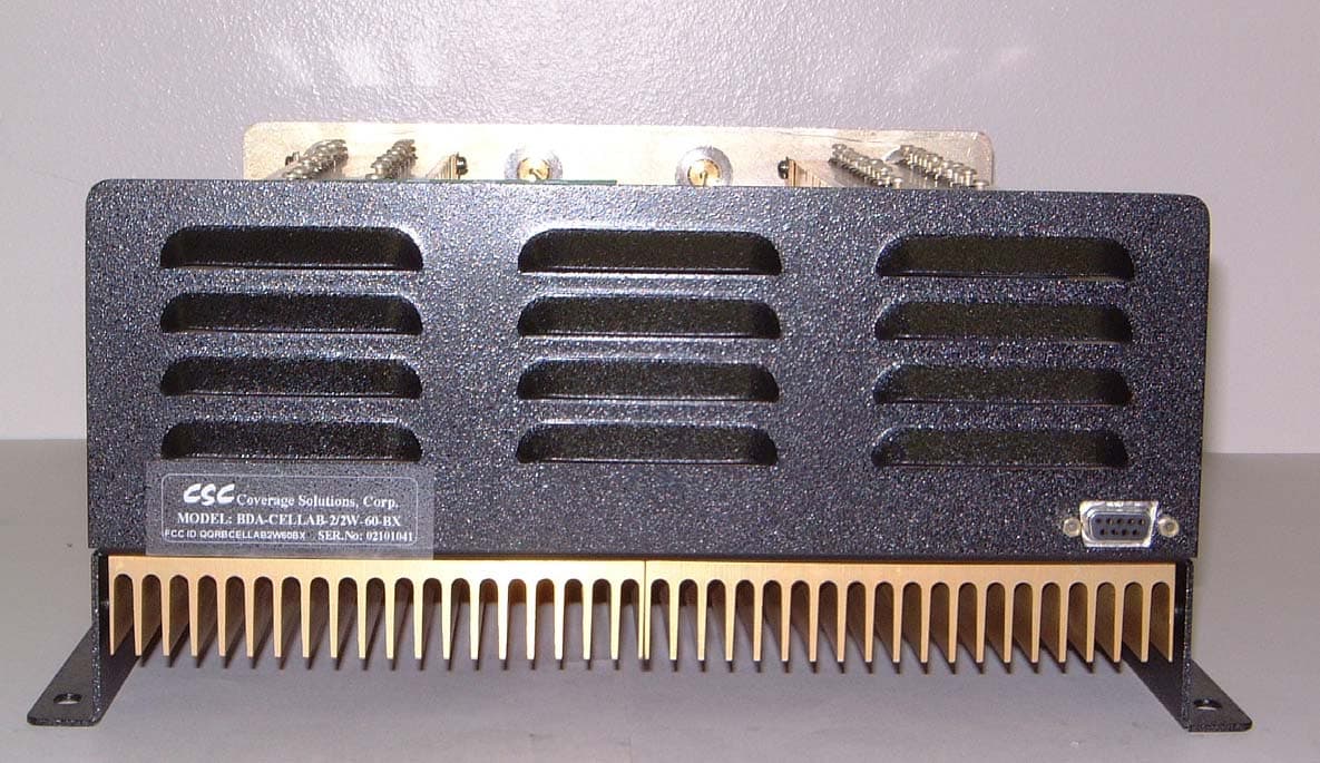 Bi-directional Amplifier - FCC ID QQRBCELLAB2W60BX - Coverage Solutions Corporation