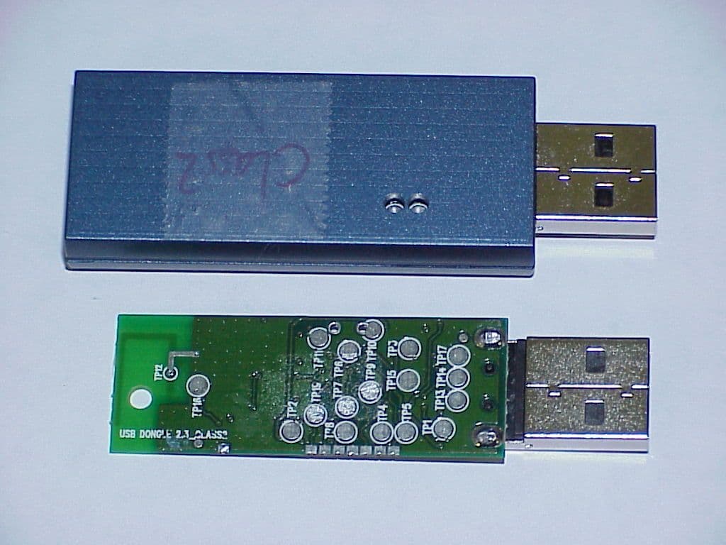 Bluetooth USB Dongle, Class 2 - FCC ID QR8-MT0760UD2P - Microtune, Inc.