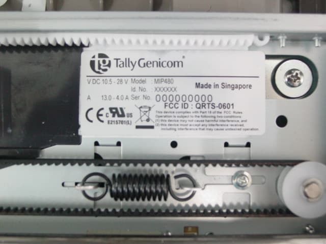 Dot Printer - FCC ID QRTS-0601 - TOSHIBA TEC Singapore Pte Ltd