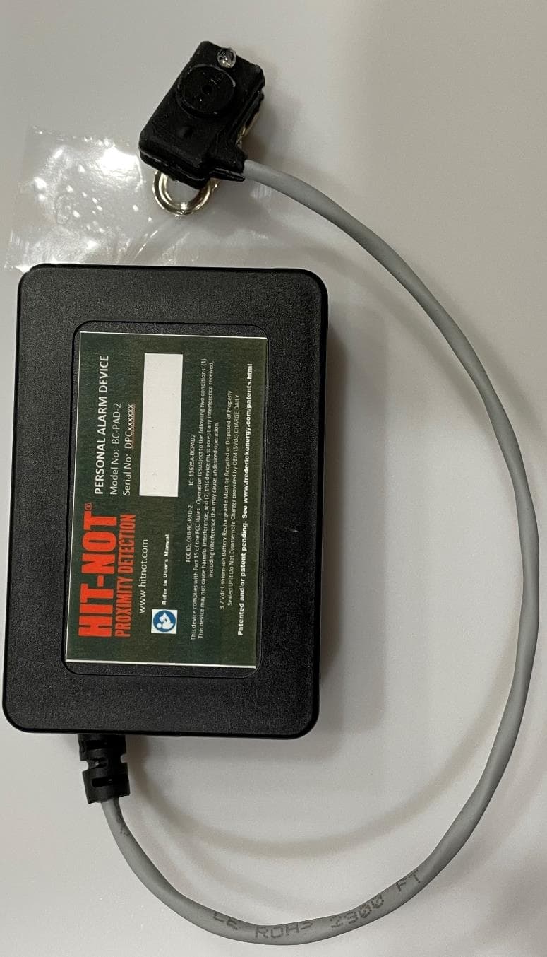 Field Sense Personal Alarm Device - FCC ID QUI-BC-PAD-2 - Frederick Energy Products LLC