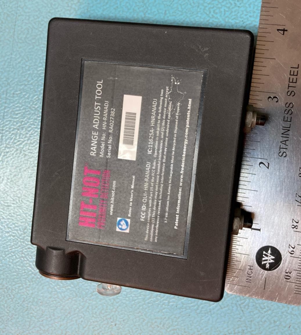 Range adjust tool for MFG Generator - FCC ID QUI-HN-RANADJ - Frederick Energy Products LLC