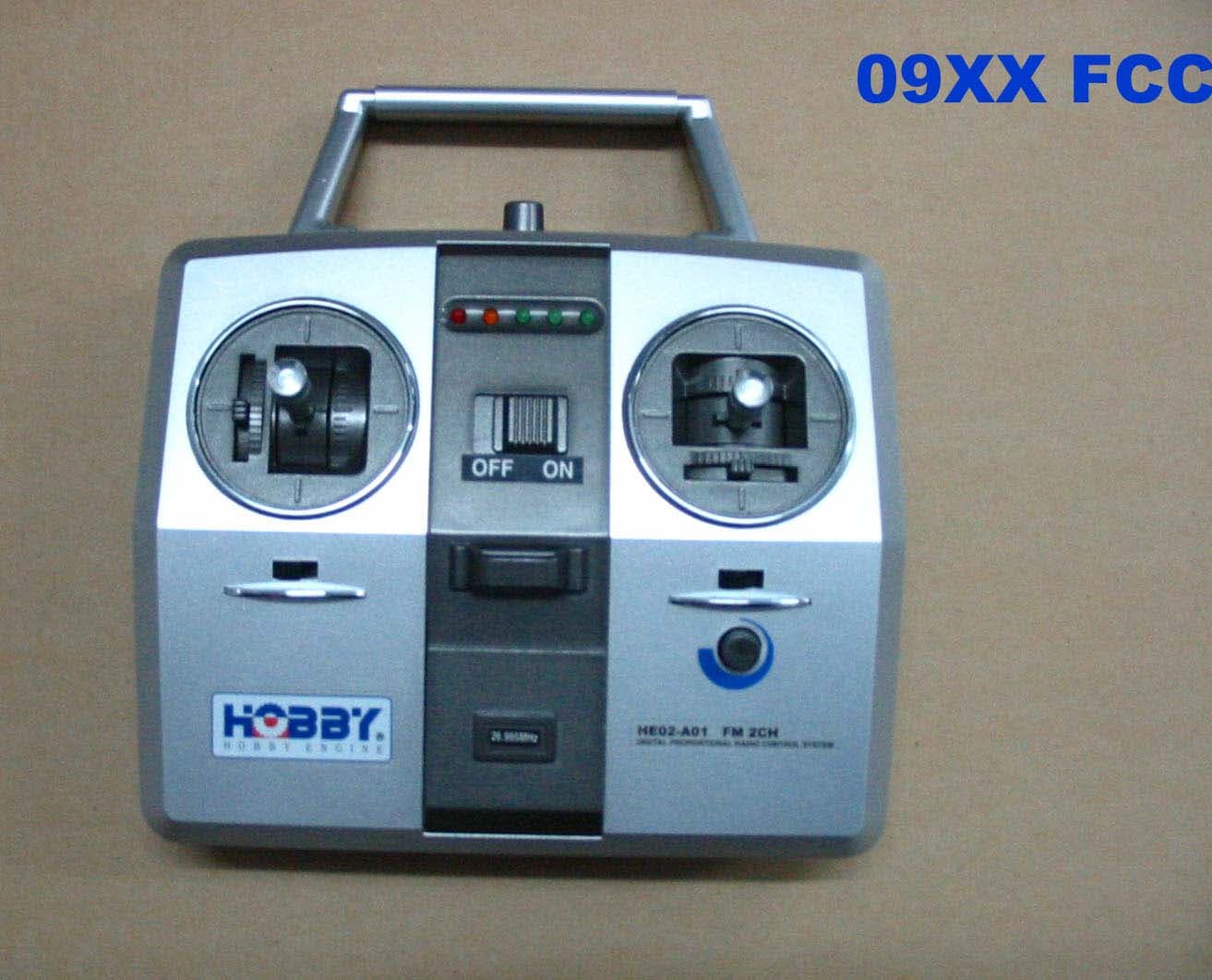 26.96-27.28 MHz WIRELESS R/CTX - FCC ID QW7GB09XX - Hobbyengine Model Ltd.