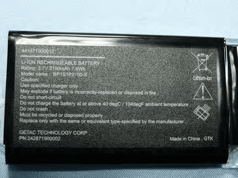 Digitizer - FCC ID QYLRX10 - Getac Technology Corporation