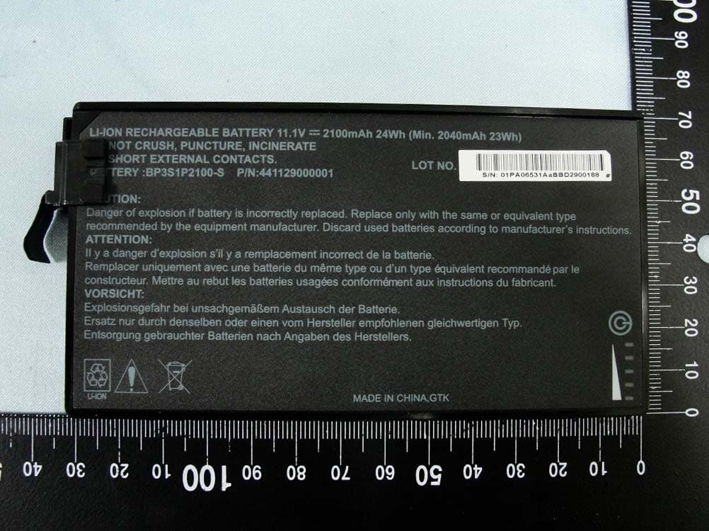 NB& TABLET - FCC ID QYLV110 - Getac Technology Corporation