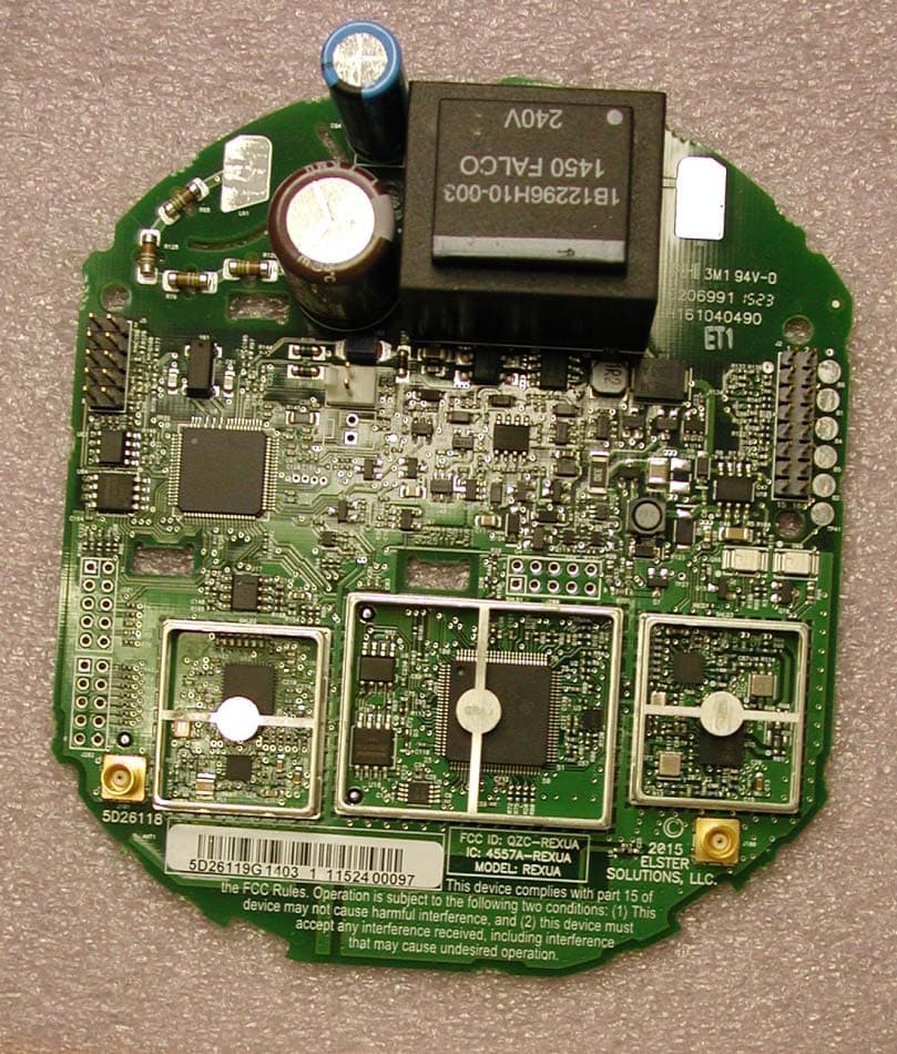 REXUA Printed Circuit Board Assembly - FCC ID QZC-REXUA - Elster Solutions, LLC