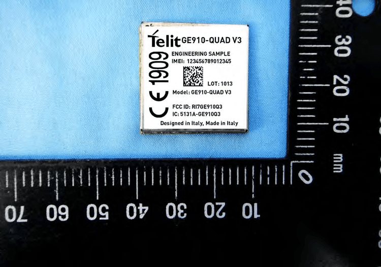Quad Band GSM/GPRS module - FCC ID RI7GE910Q3 - Telit Communications S.p.A.