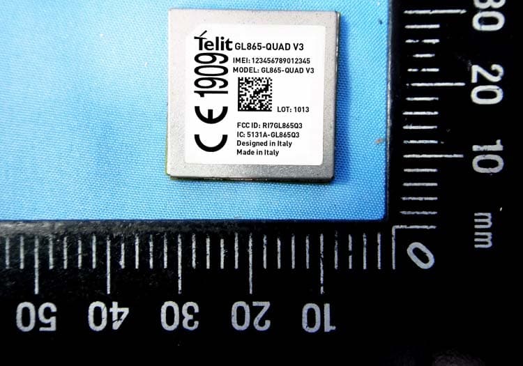 Quad Band GSM/GPRS module - FCC ID RI7GL865Q3 - Telit Communications S.p.A.