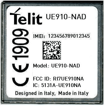 2G/3G Module - FCC ID RI7UE910NA - Telit Communications S.p.A.