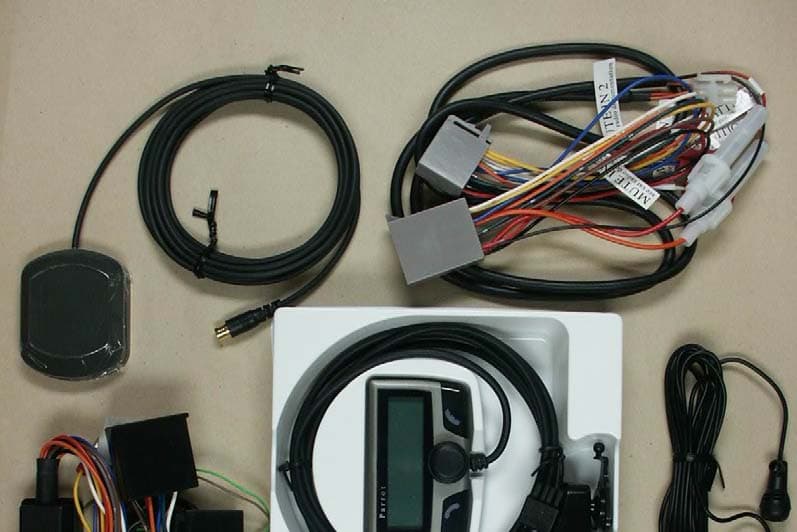 professional car kit with GSM and GPS solutions - FCC ID RKXCK3500 - PARROT