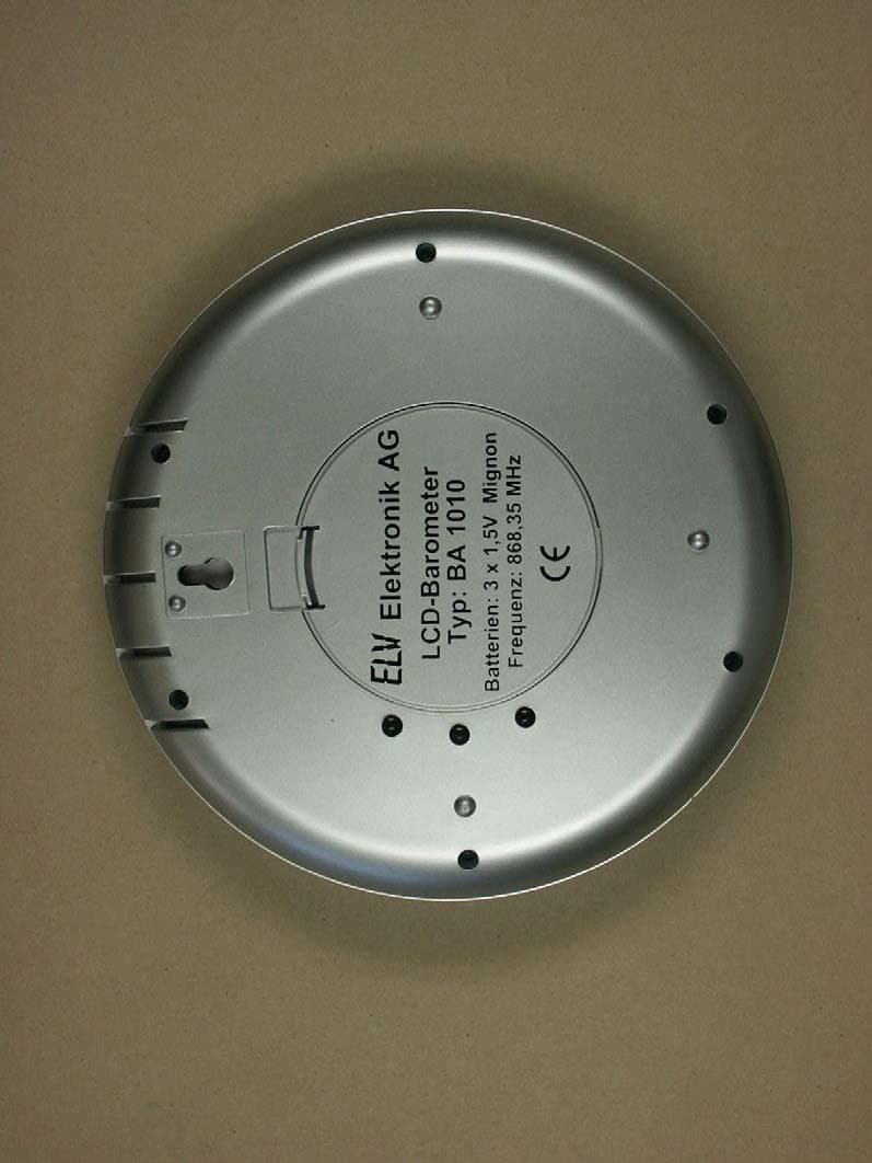LCD-Barometer-Receiver - FCC ID RNT-BA1010US - eQ-3 Limited