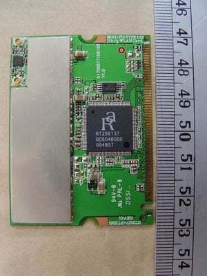 Wireless Mini PCI - FCC ID RXZ-WM61RL - Pro-Nets Technology Corporation