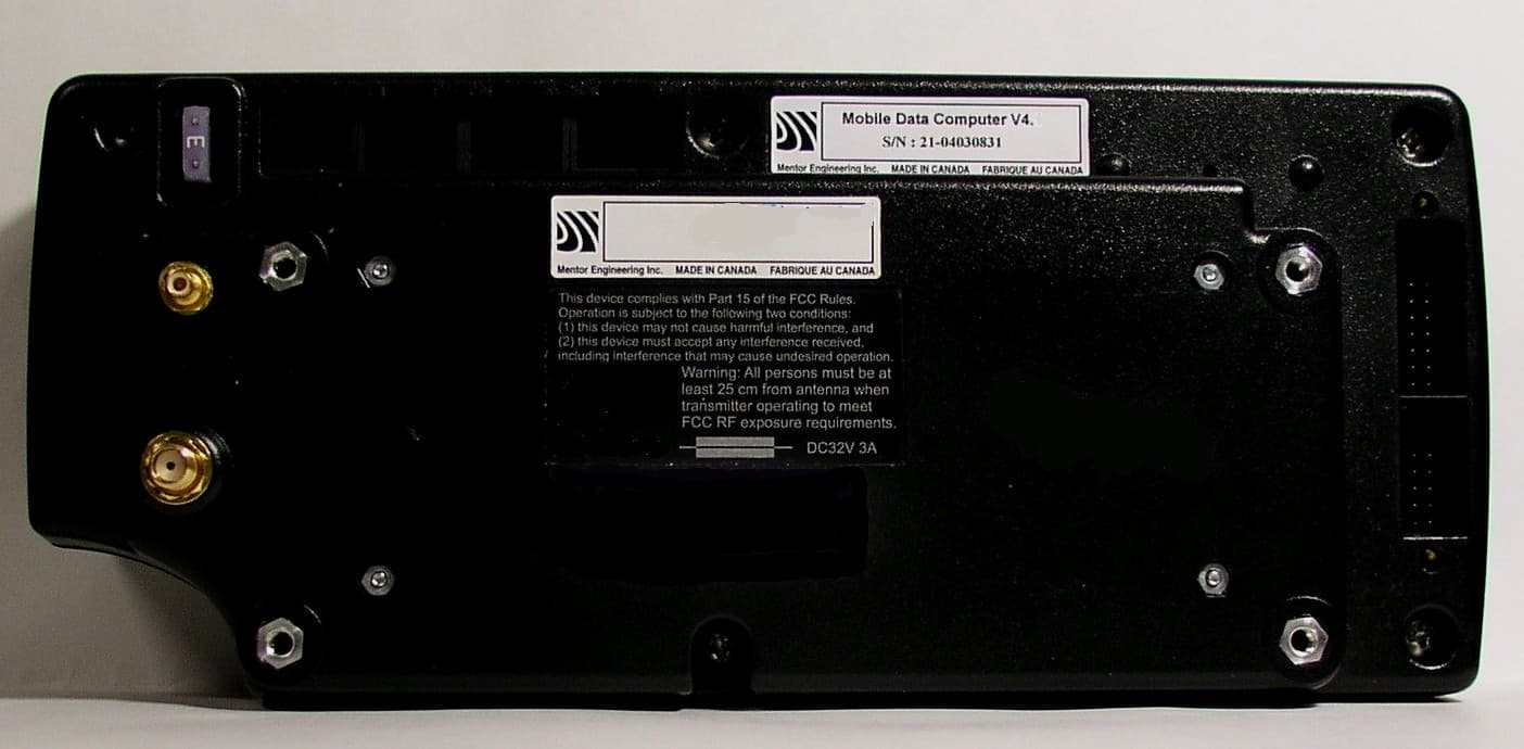 MDC is a wireless GPS unit and AVL Device - FCC ID RZ3MDC0R01 - Trapeze Software Group, Inc.