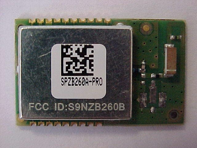 ZigBee Module - FCC ID S9NZB260B - ST Microelectronics S.R.L.