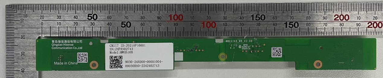 BT/Wi-Fi Module - FCC ID SARMWH516B - Hisense Communication Co., Ltd.