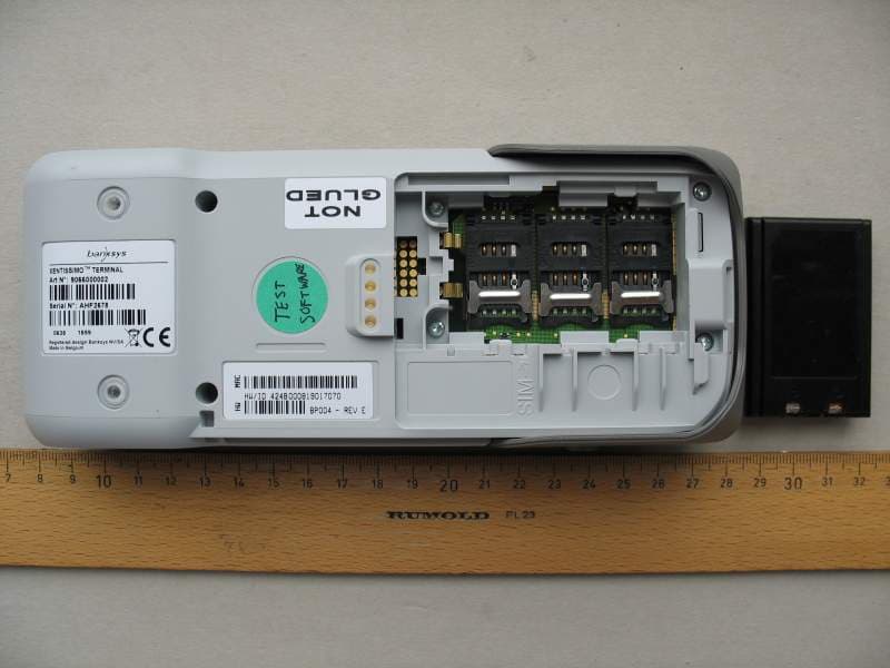 Handheld POS Terminal - FCC ID SEKXIBGW200 - Ingenico Belgium SRL