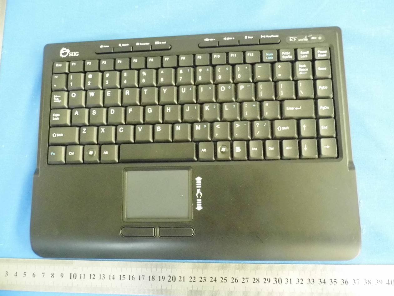 Wireless Keyboard - FCC ID SJ6W9824RF - Shenzhen Weijian Plastics Co., Ltd.