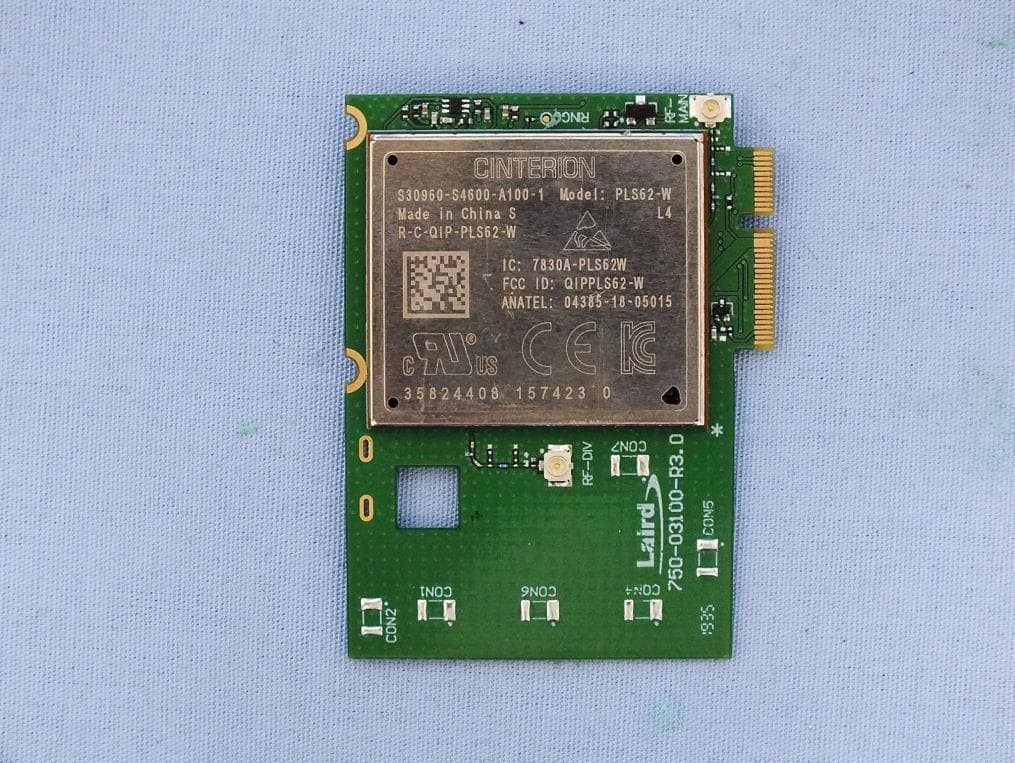 Sentrius IG60 Category-1 LTE Module - FCC ID SQG-IGUPCAT1 - Laird Connectivity LLC