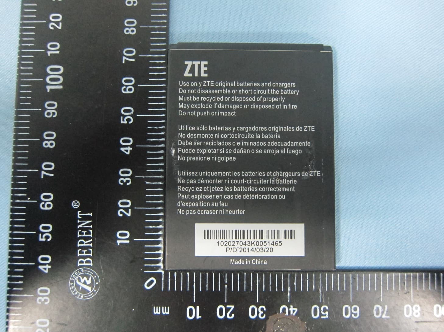 LTE/WCDMA/GSM Tri-Mode Digital Mobile Phone - FCC ID SRQ-Z818L - ZTE Corporation