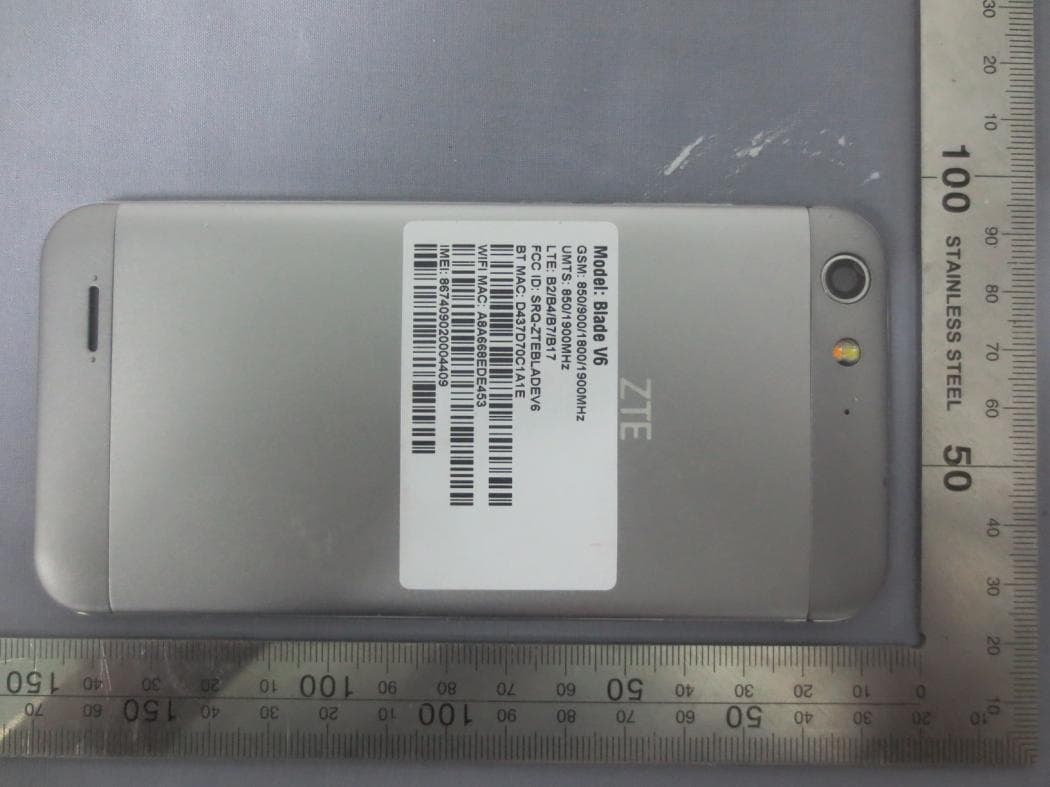 WCDMA/LTE Multi-Mode Digital Mobile Phone - FCC ID SRQ-ZTEBLADEV6 - ZTE Corporation