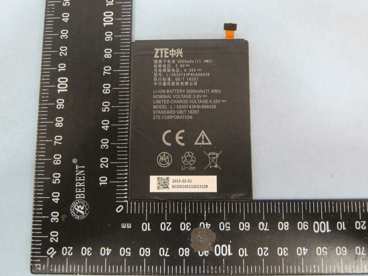 CDMA/LTE Multi-Mode Digital Mobile Phone - FCC ID SRQ-ZTEN9518 - ZTE Corporation
