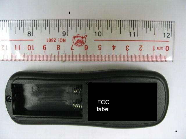 Transmitter of Electric Air Pump - FCC ID SVYAP619RW - Intex Development Company Limited