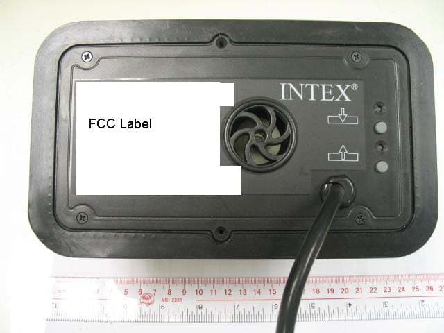 Electric Air Pump - FCC ID SVYAP619RWT - Intex Development Company Limited