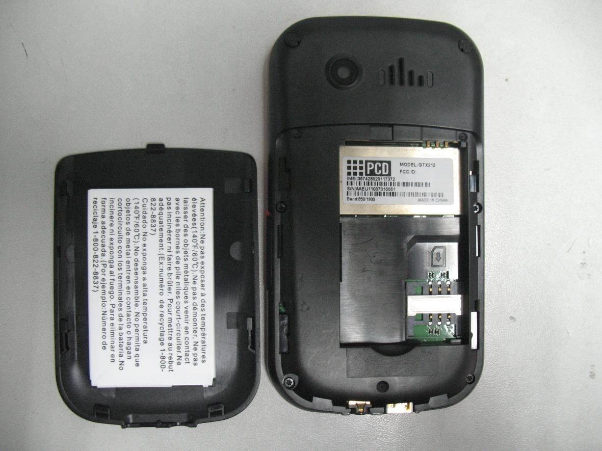 MOBILE PHONE - FCC ID T38PCD1012 - Cellon Communications Technology (Shenzhen) Co.,Ltd.