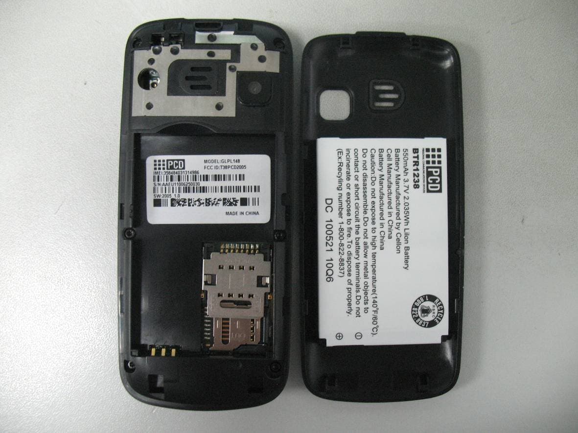 MOBILE PHONE - FCC ID T38PCD2005 - Cellon Communications Technology (Shenzhen) Co.,Ltd.