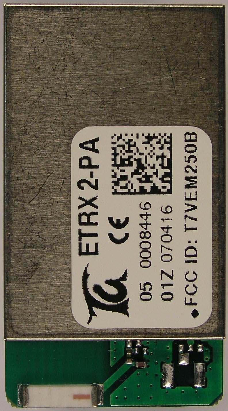 ETRX2-PA, STRX2-PA, ETRX2HR-PA, STRX2HR-PA - FCC ID T7VEM250B - Panasonic Industrial Devices Europe GmbH