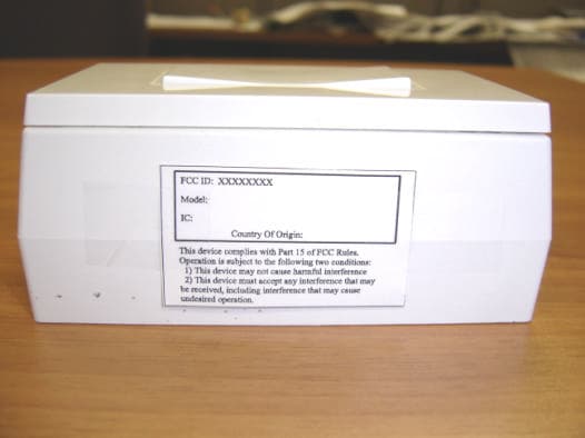 Remote Control - FCC ID TG26500-60-AA - White Conveyors, Inc.