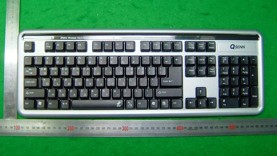 27MHz WIRELESS KEYBOARD - FCC ID TL7GP-R2000 - Great Pleasure Electronics Co., Ltd