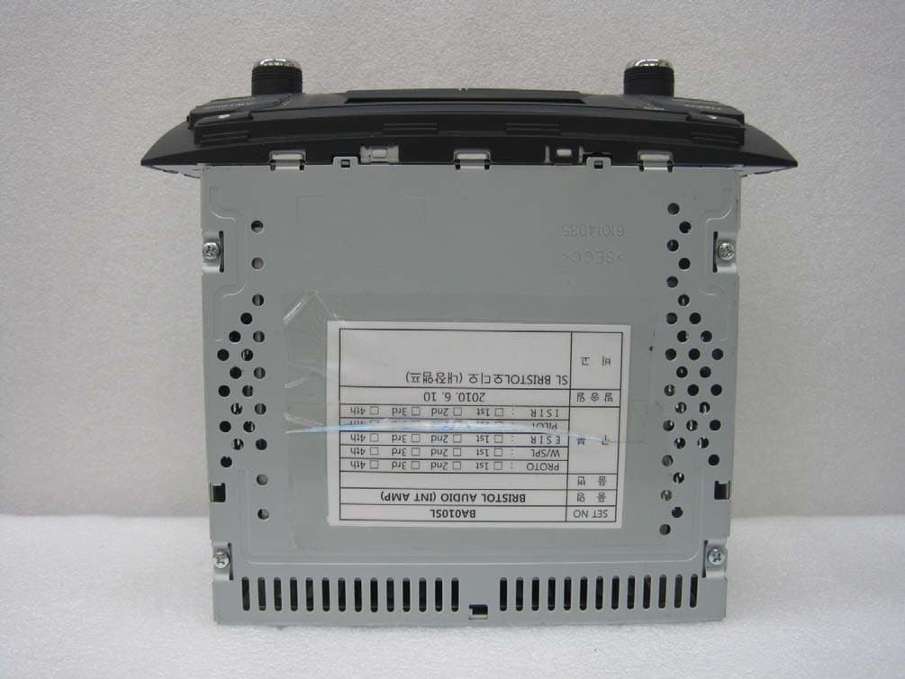 CAR AUDIO - FCC ID TQ8-BA010SLA - HYUNDAI MOBIS CO., LTD.