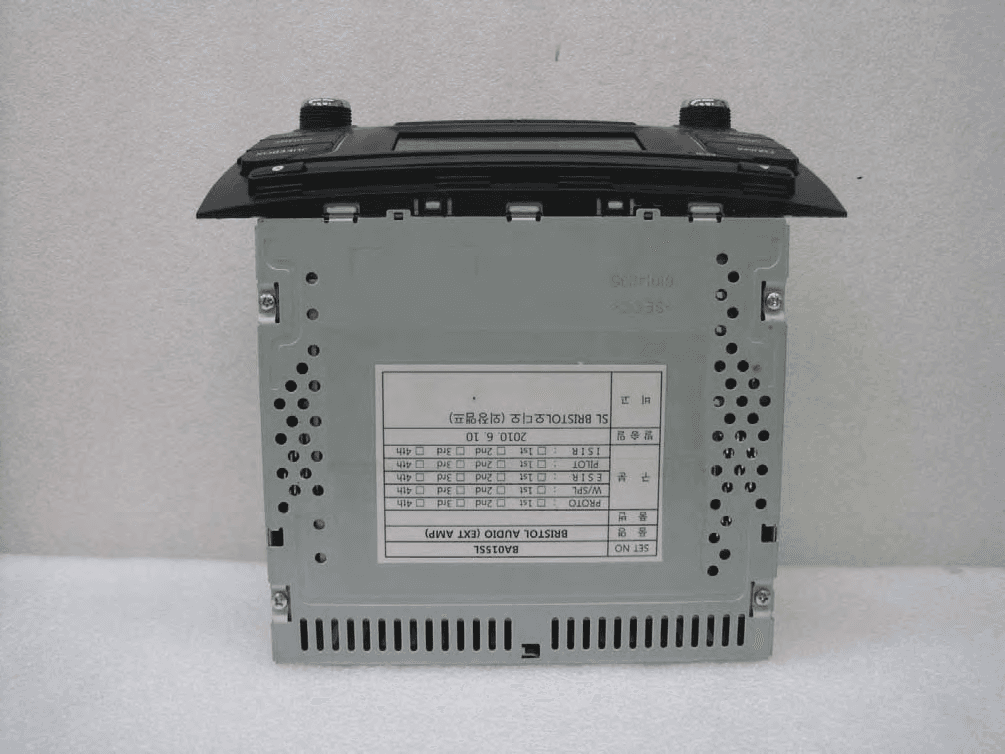 CAR AUDIO - FCC ID TQ8-BA015SLA - HYUNDAI MOBIS CO., LTD.