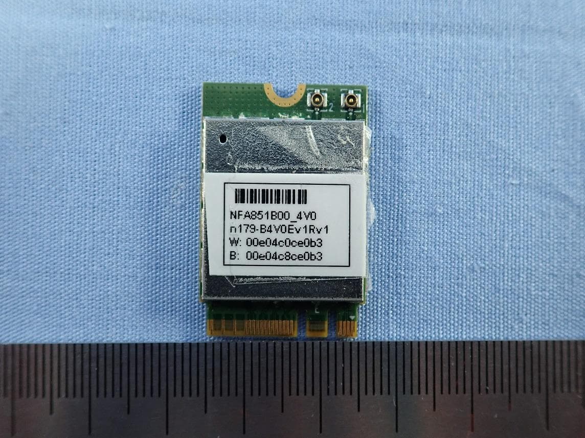 11ax RTL8851BE Combo module - FCC ID TX2-RTL8851BE - Realtek Semiconductor Corp.