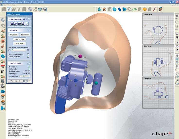 Hearing Aid (in the ear) - FCC ID U6XF2ITE01 - Bernafon AG