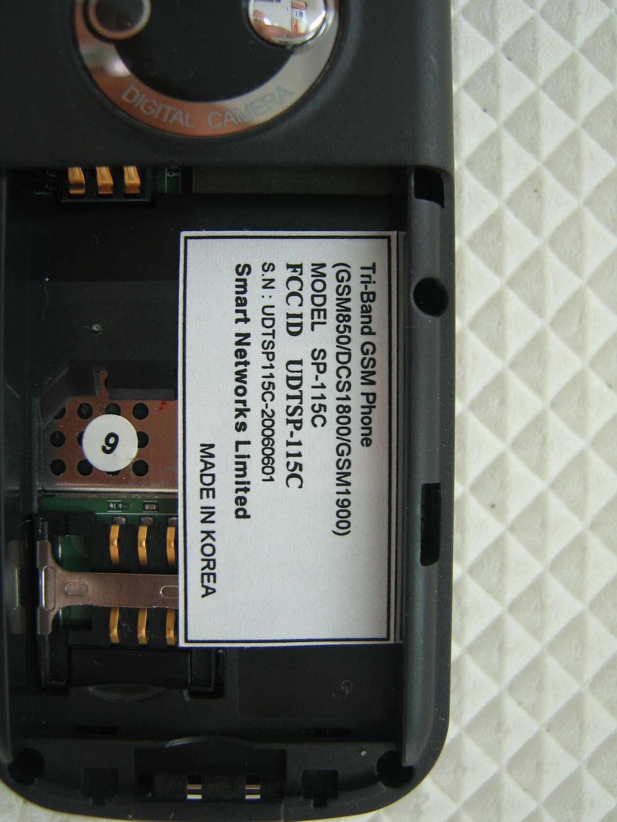 Tri-Mode GSM Phone - FCC ID UDTSP-115C - Uriver Inc.