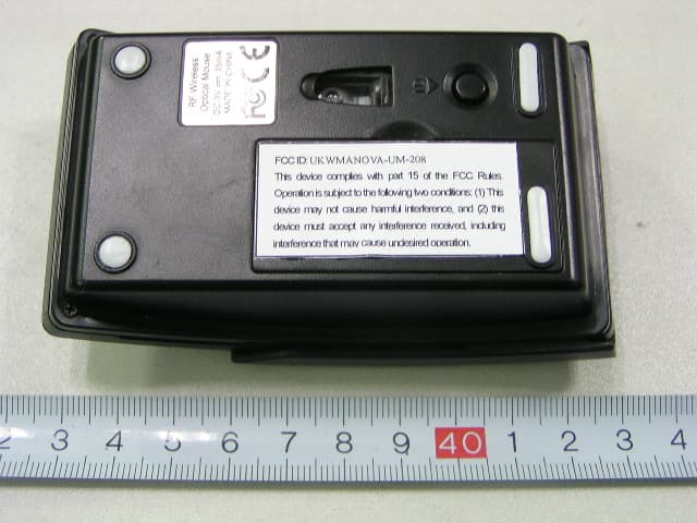 USB Calculator /U-Drive Mouse - FCC ID UKWMANOVA-UM-208 - MANOVA International Ltd.