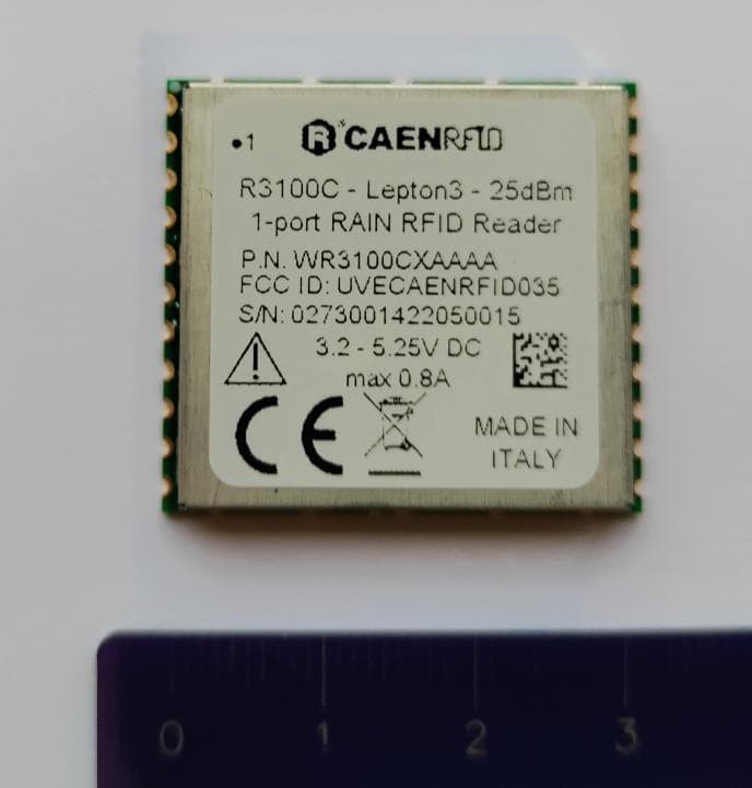 R3100C - Lepton3 1-Port RAIN RFID Reader Module - FCC ID UVECAENRFID035 - CAEN RFID srl