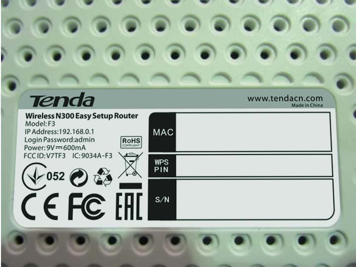 Wireless N300 Easy Setup Router - FCC ID V7TF3 - SHENZHEN TENDA TECHNOLOGY CO., LTD.