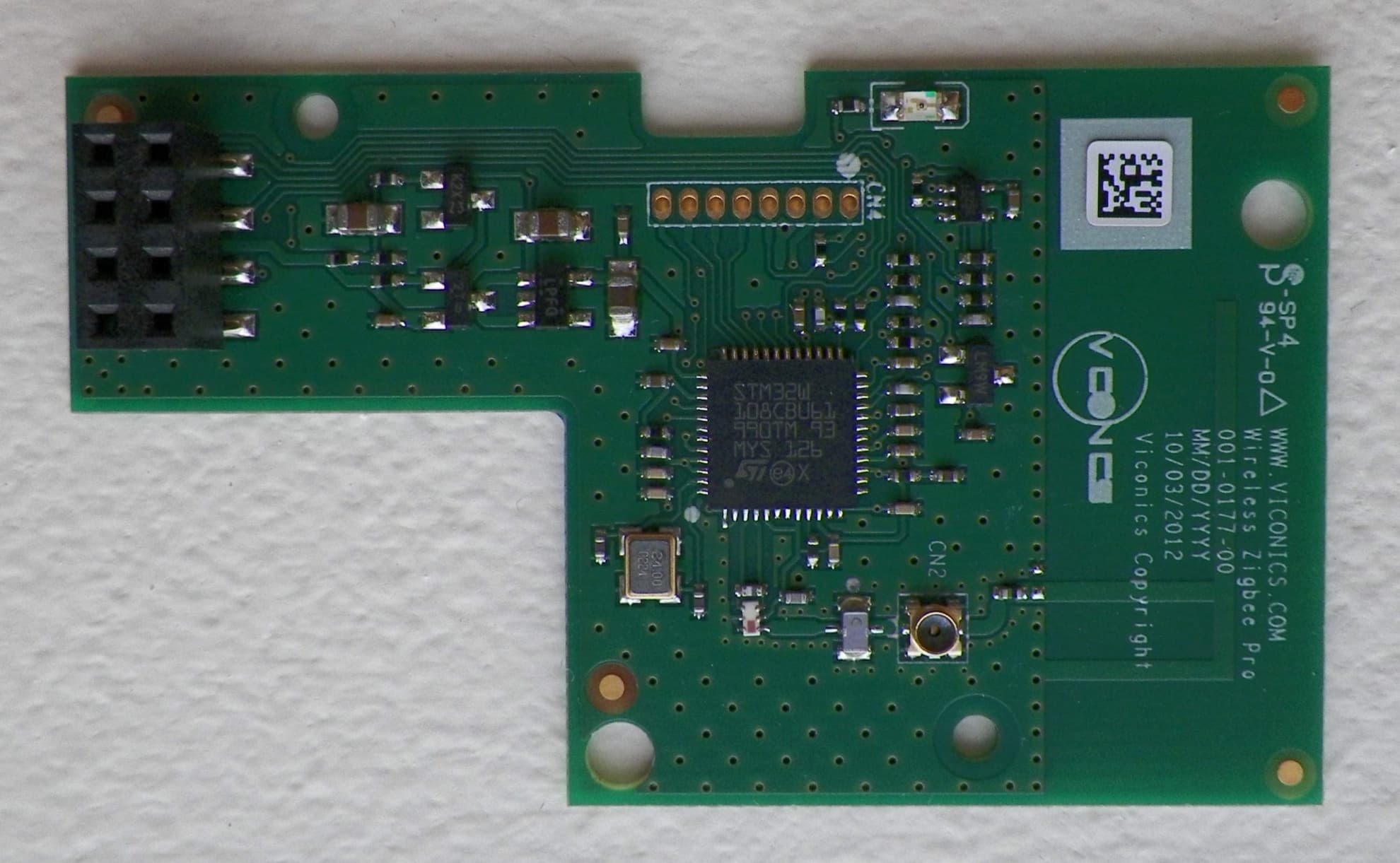 WIRELESS THERMOSTAT DATA TERMINAL - FCC ID V95-VTP - Viconics Electronics Inc.