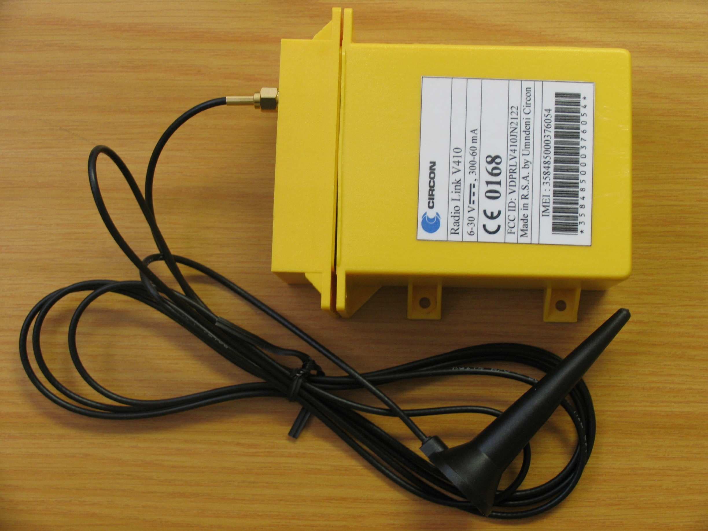 Radio Link V410 - FCC ID VDPRLV410JN2122 - Barloworld Power a Division of Barloworld SA (PTY) LTD.