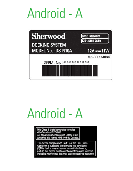Docking System (Bluetooth) - FCC ID VNH-DSN10 - Inkel Corporation