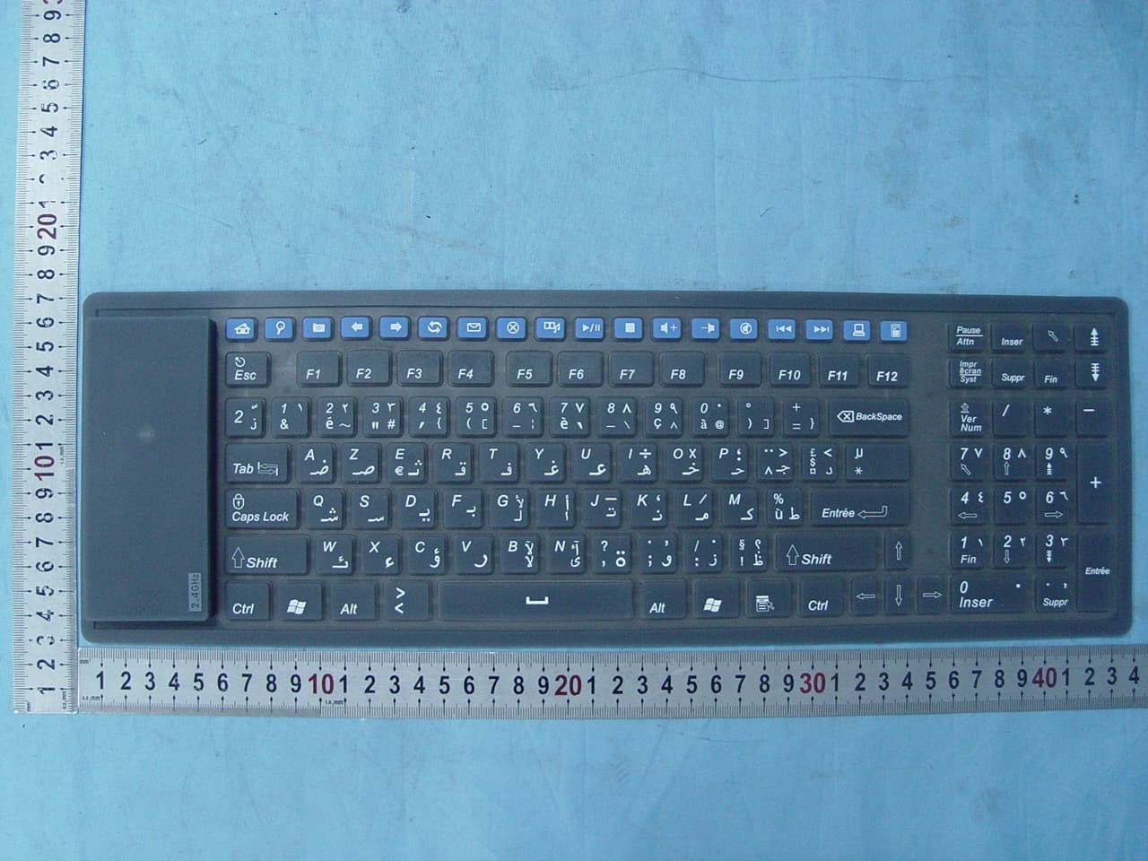Wireless Silicone Keyboard - FCC ID VOZFK126MW - Jinghong Industrial (Hong Kong) Co., Limited